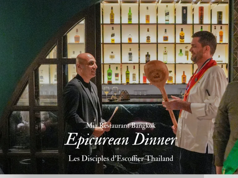 Epicurean Dinner Les Disciples d’Escoffier Thailand
