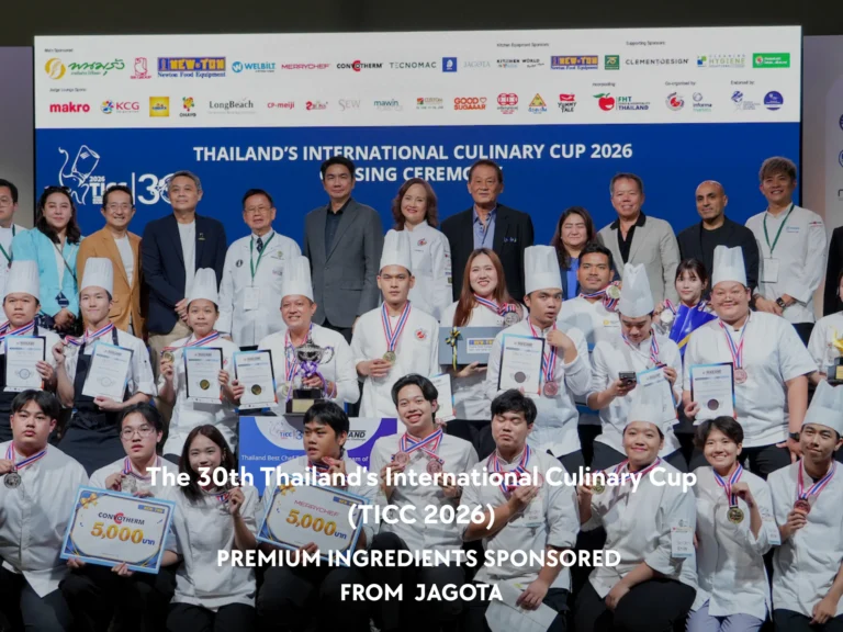 JAGOTA Supports Culinary Excellence at the 30th Thailand’s International Culinary Cup (TICC 2026)